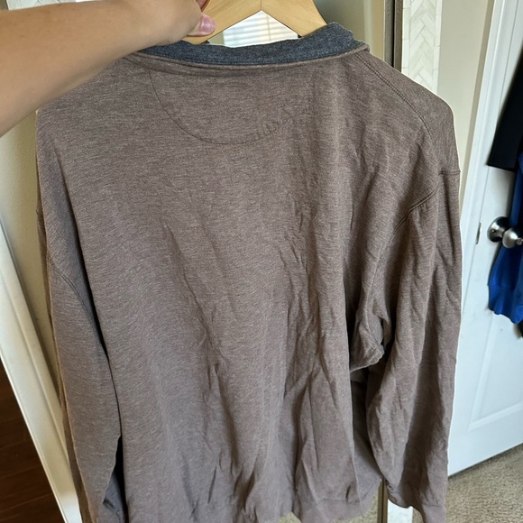 Ralph Lauren Luxury Brown Quarter-Zip Sweater - Picture 6 of 8